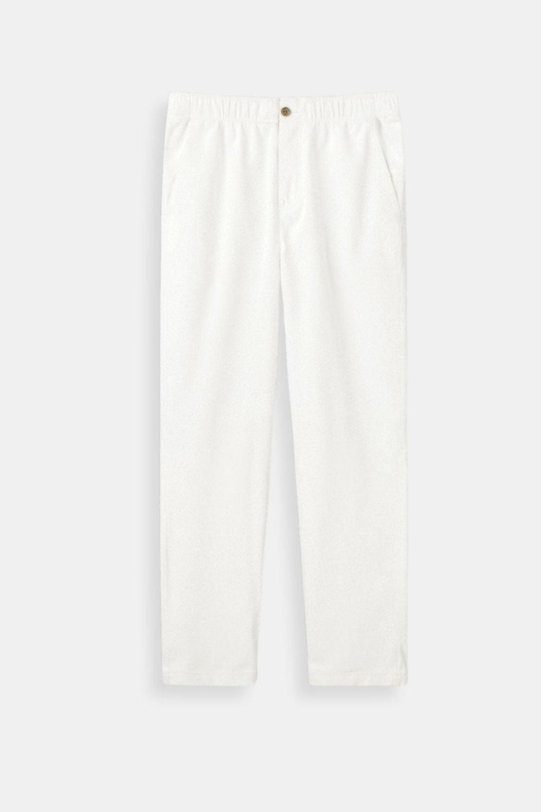 Relaxed Cotton-Linen Drawstring Trouser