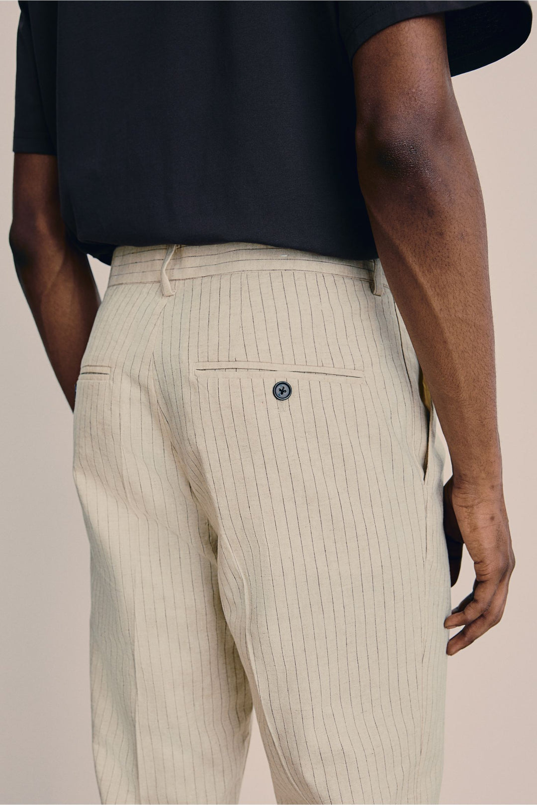 Tailored Cotton-Linen Trouser