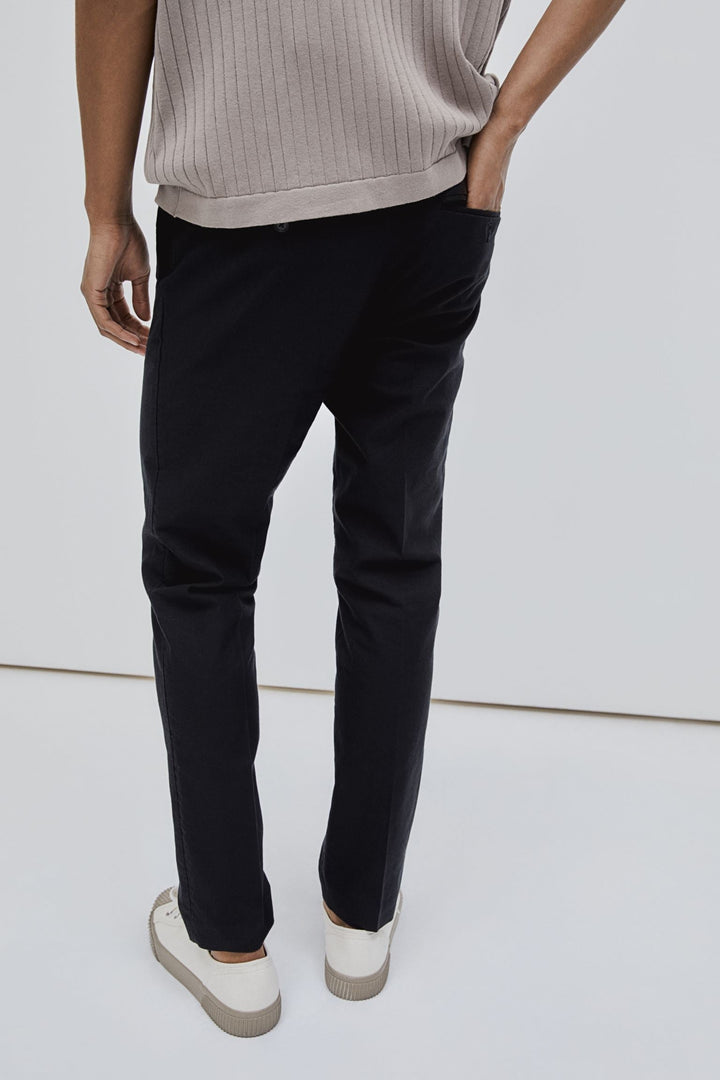 Tailored Cotton-Linen Trouser
