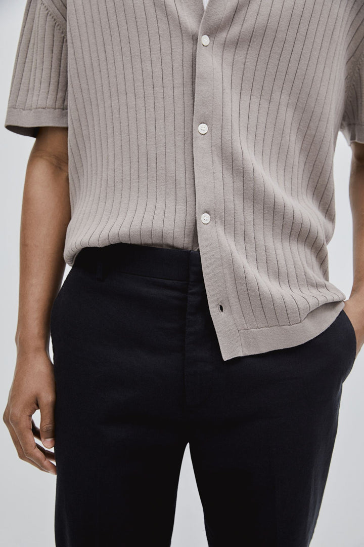 Tailored Cotton-Linen Trouser