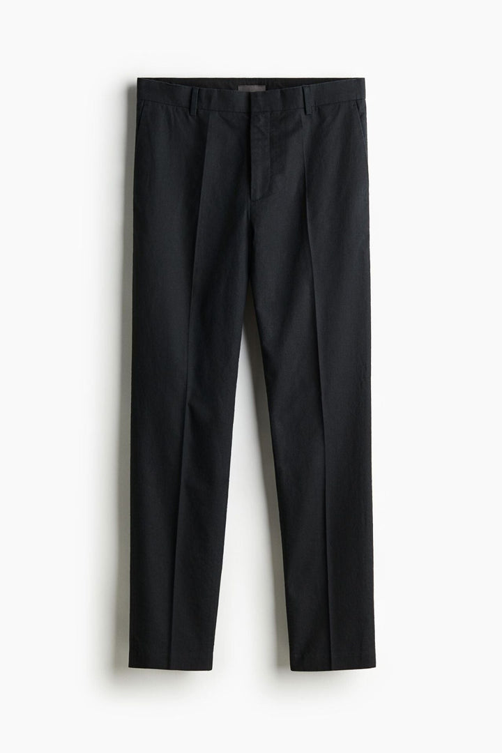 Tailored Cotton-Linen Trouser