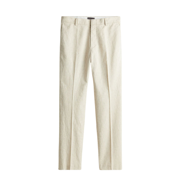 Tailored Cotton-Linen Trouser