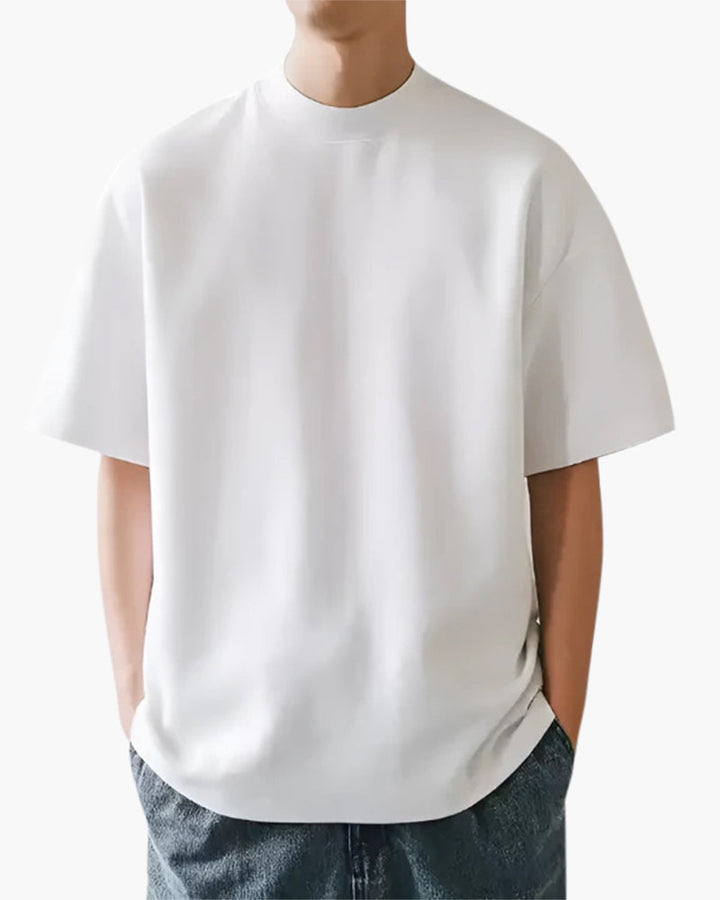 Cotton-Blend Crewneck T-Shirt