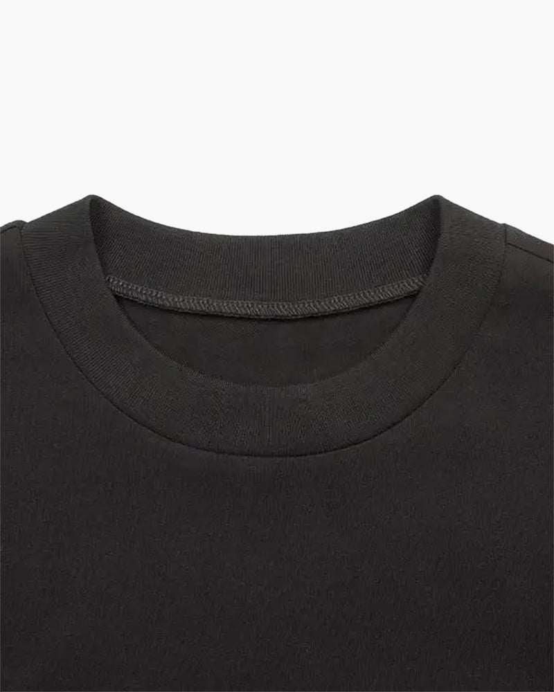 Cotton-Blend Crewneck T-Shirt