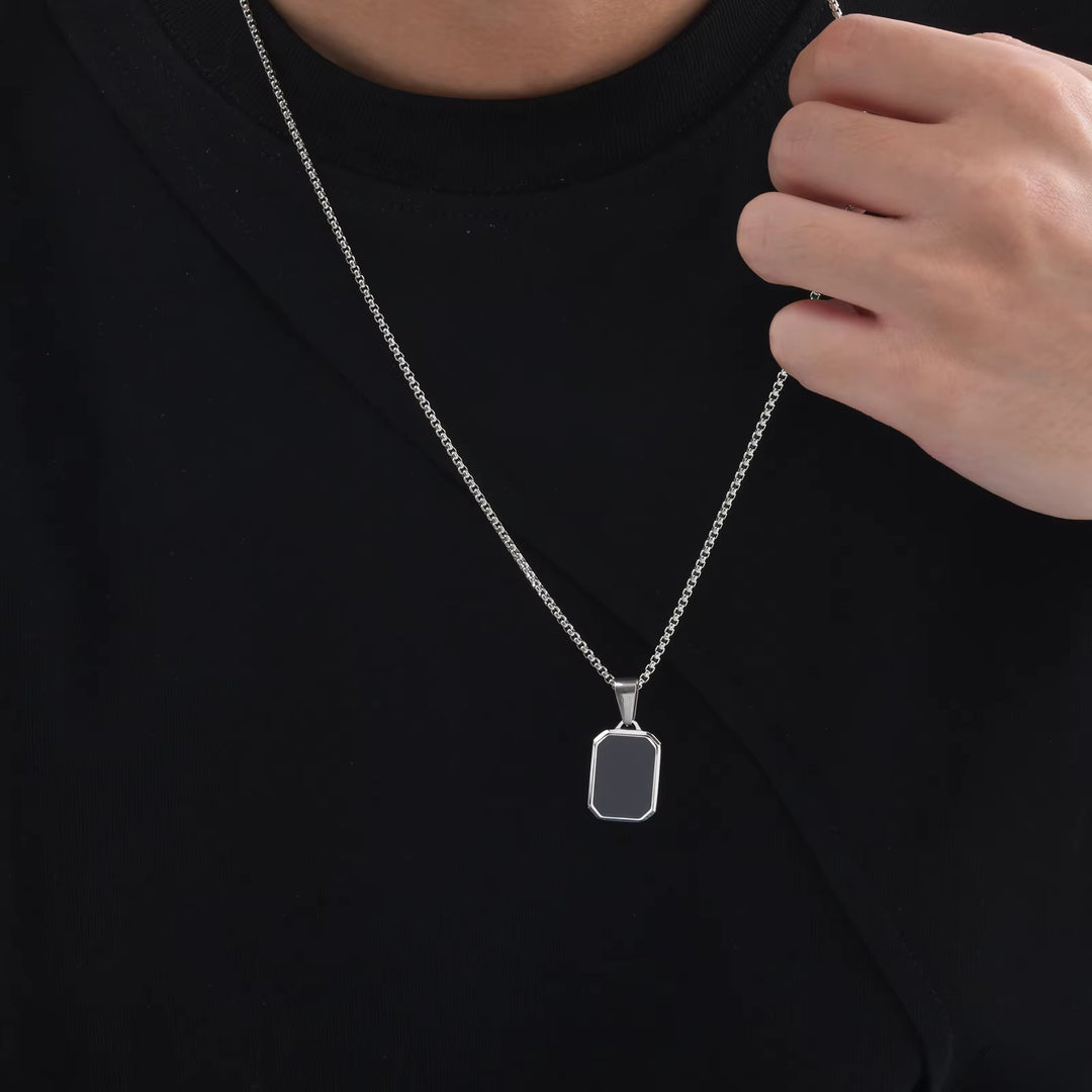 Natural Stone Pendant Necklace