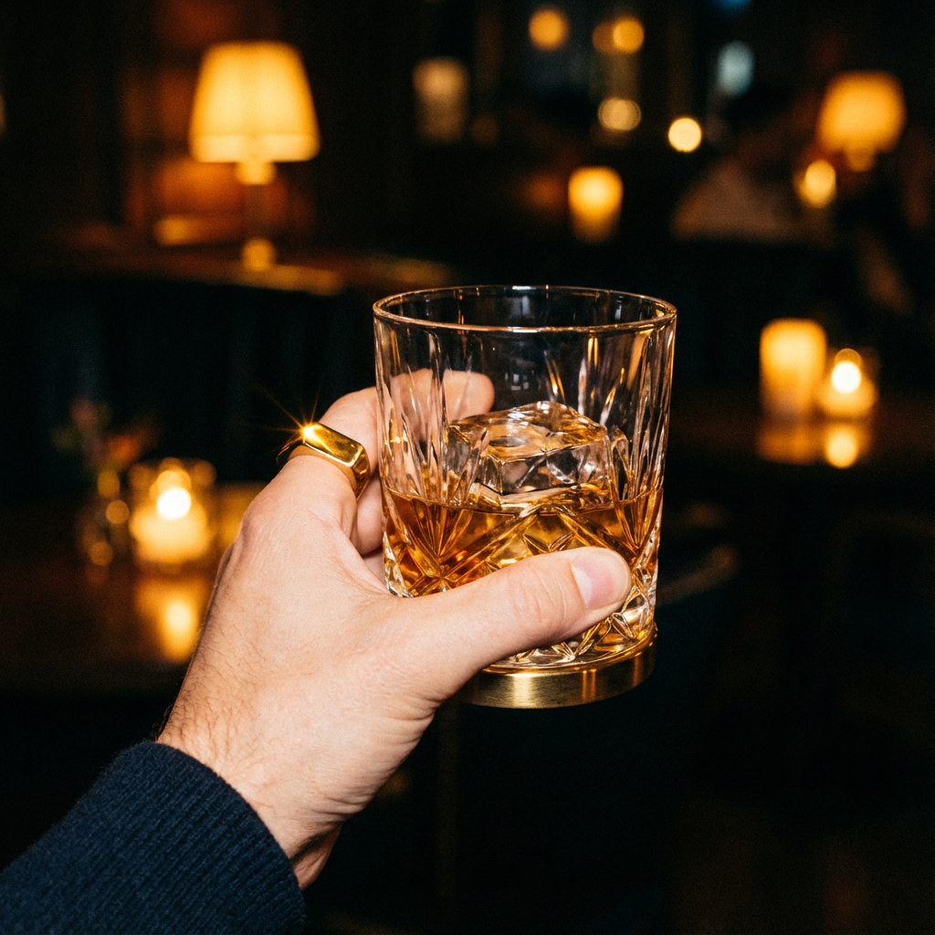 Frosted Arrow Signet Ring