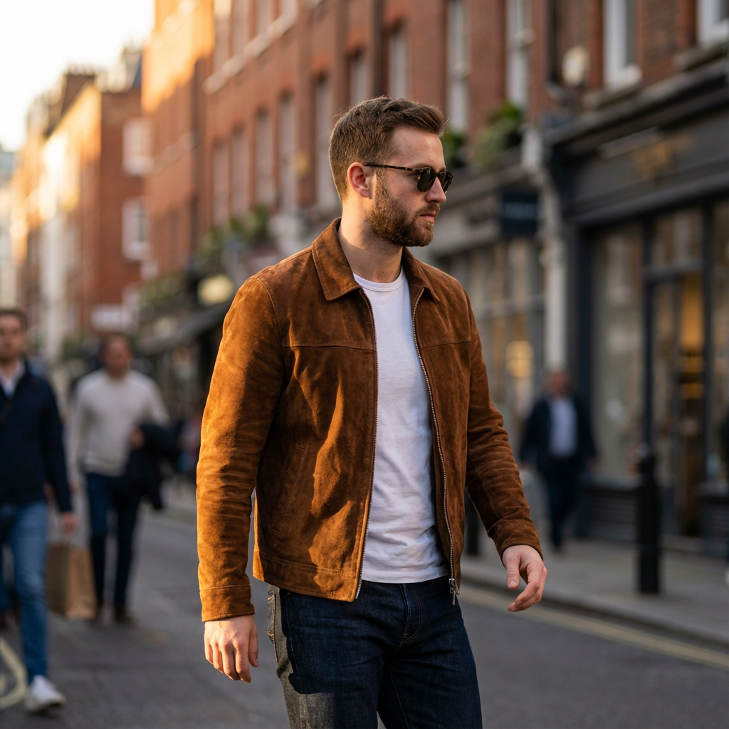 Premium Suede Leather Jacket