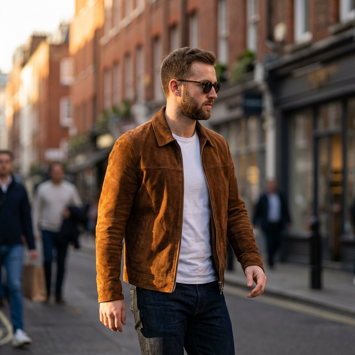 Premium Suede Leather Jacket