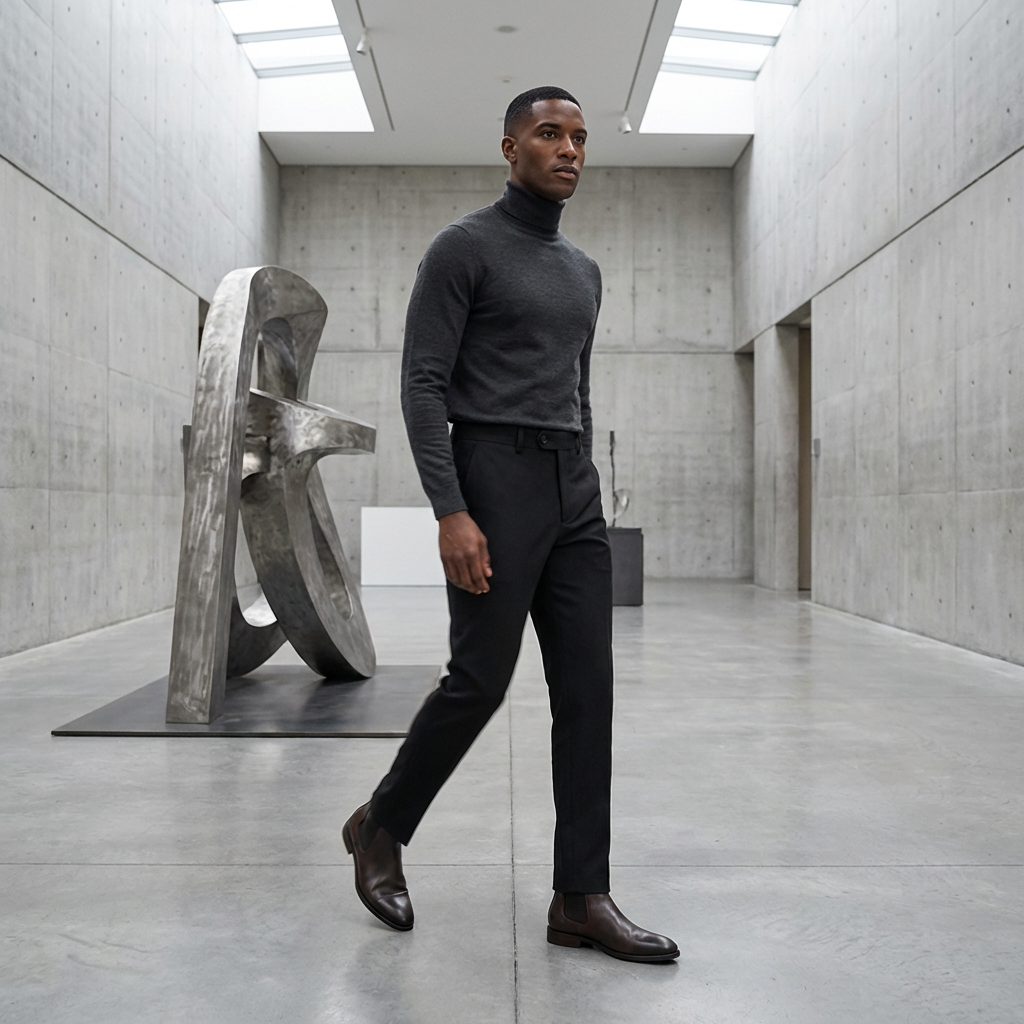 Tailored Cotton-Blend Trouser