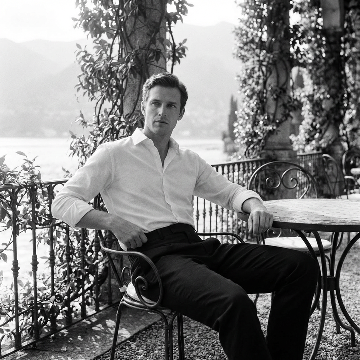 Tailored Cotton-Linen Trouser