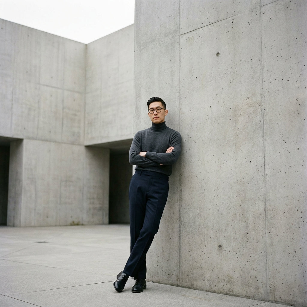 Tailored Cotton-Linen Trouser