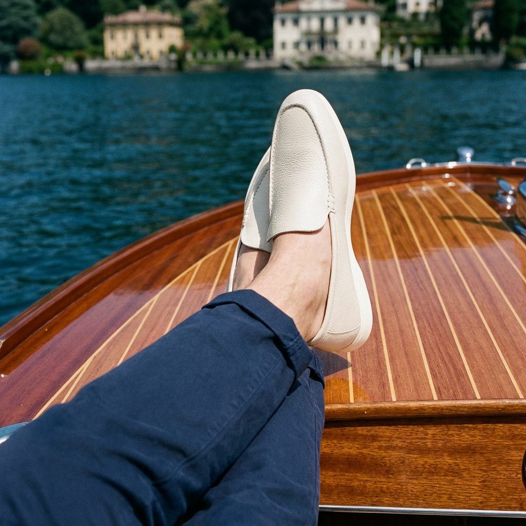 Cowhide Leather Loafers