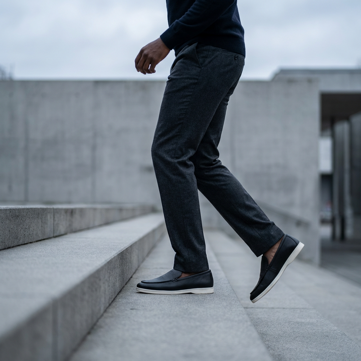 Cowhide Leather Loafers