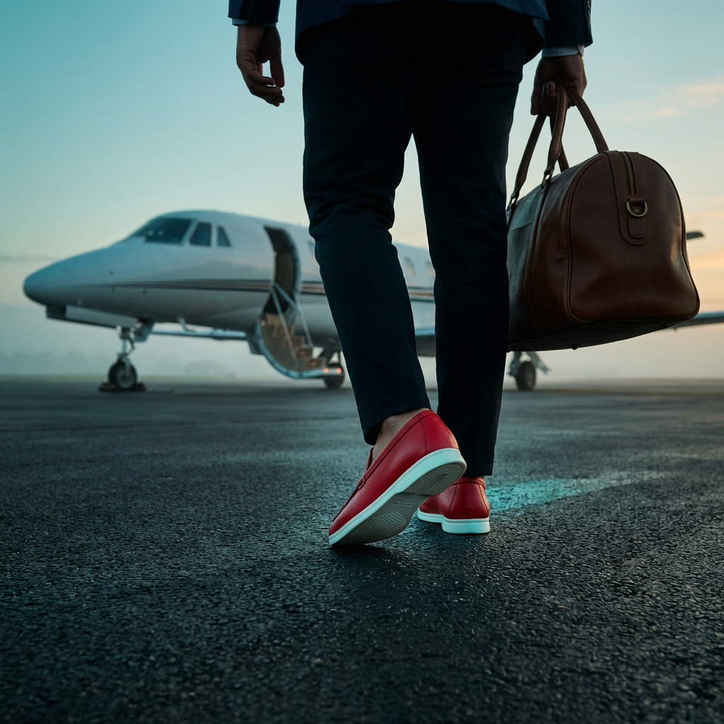 Cowhide Leather Loafers