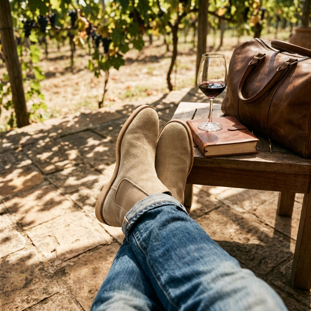 Chelsea Boot Suede & Leather