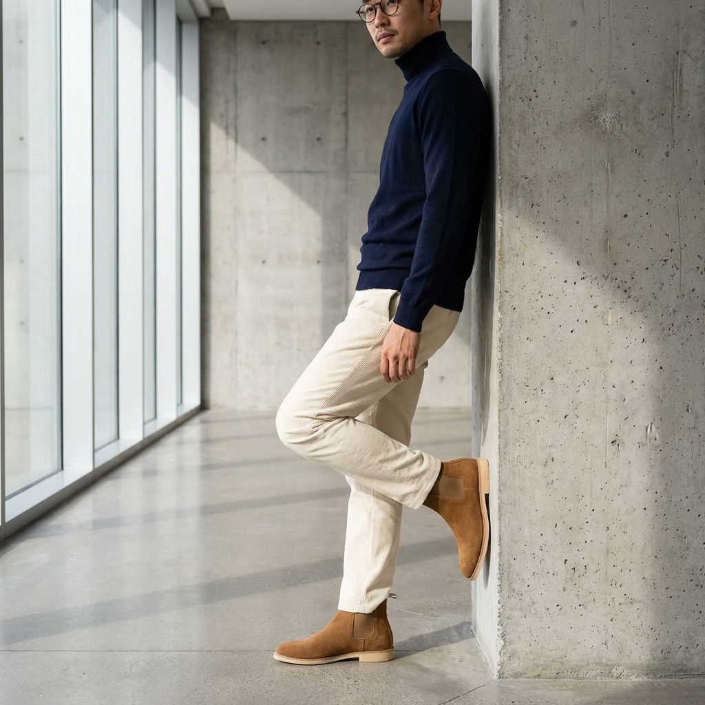 Chelsea Boot Suede & Leather