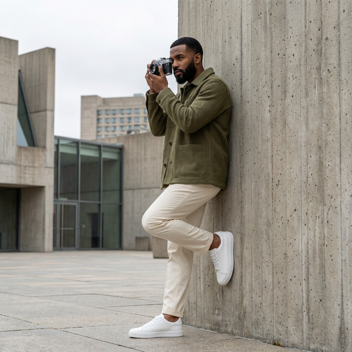 Classical Court White Sneaker