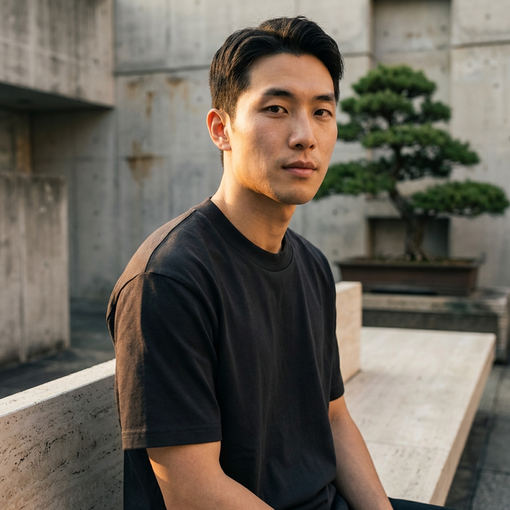 Cotton-Blend Crewneck T-Shirt