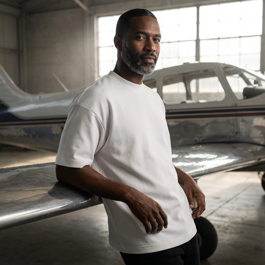 Cotton-Blend Crewneck T-Shirt