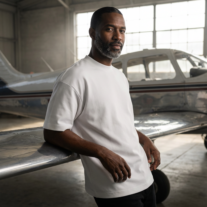 Cotton-Blend Crewneck T-Shirt