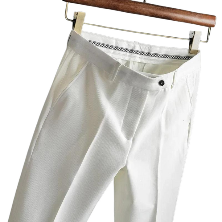 Tailored Cotton-Blend Trouser